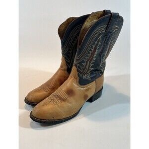 Tony Lama Boots Mens 8.5 B leather Cowboy Western